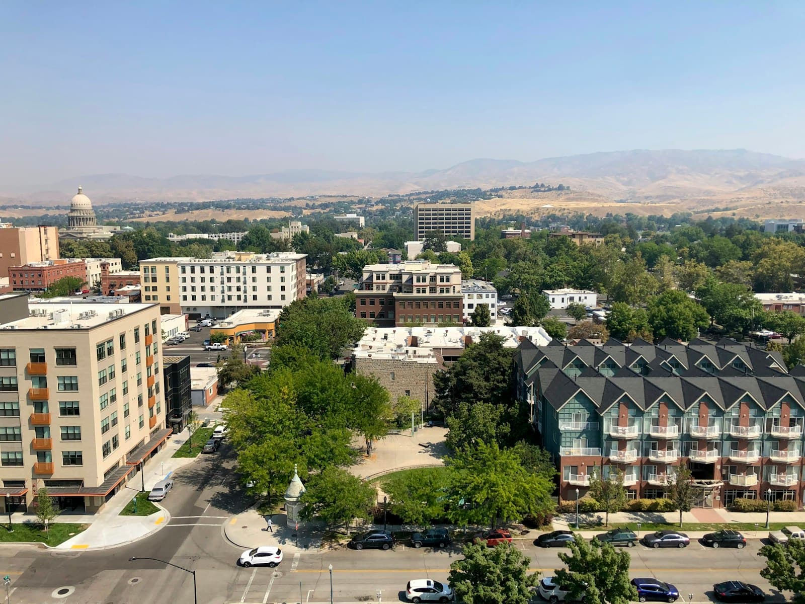 Boise, Idaho cityscape and street view