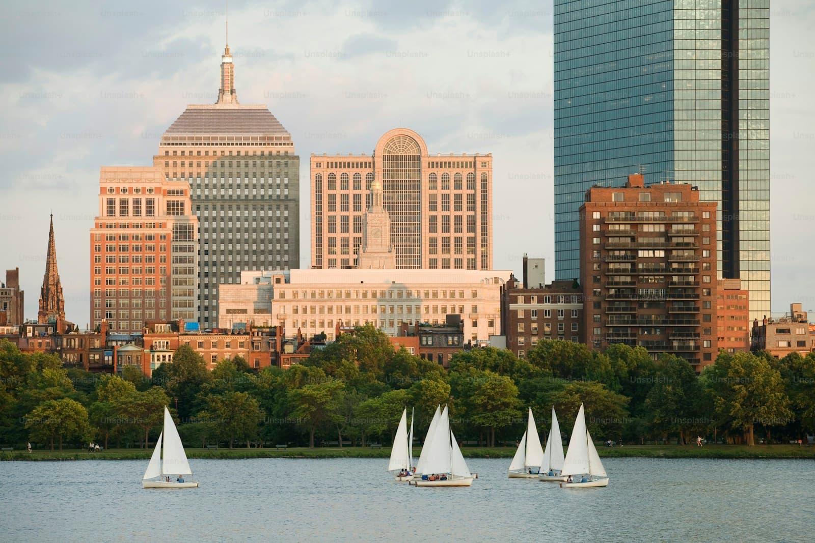 Connecticut cityscape and street view