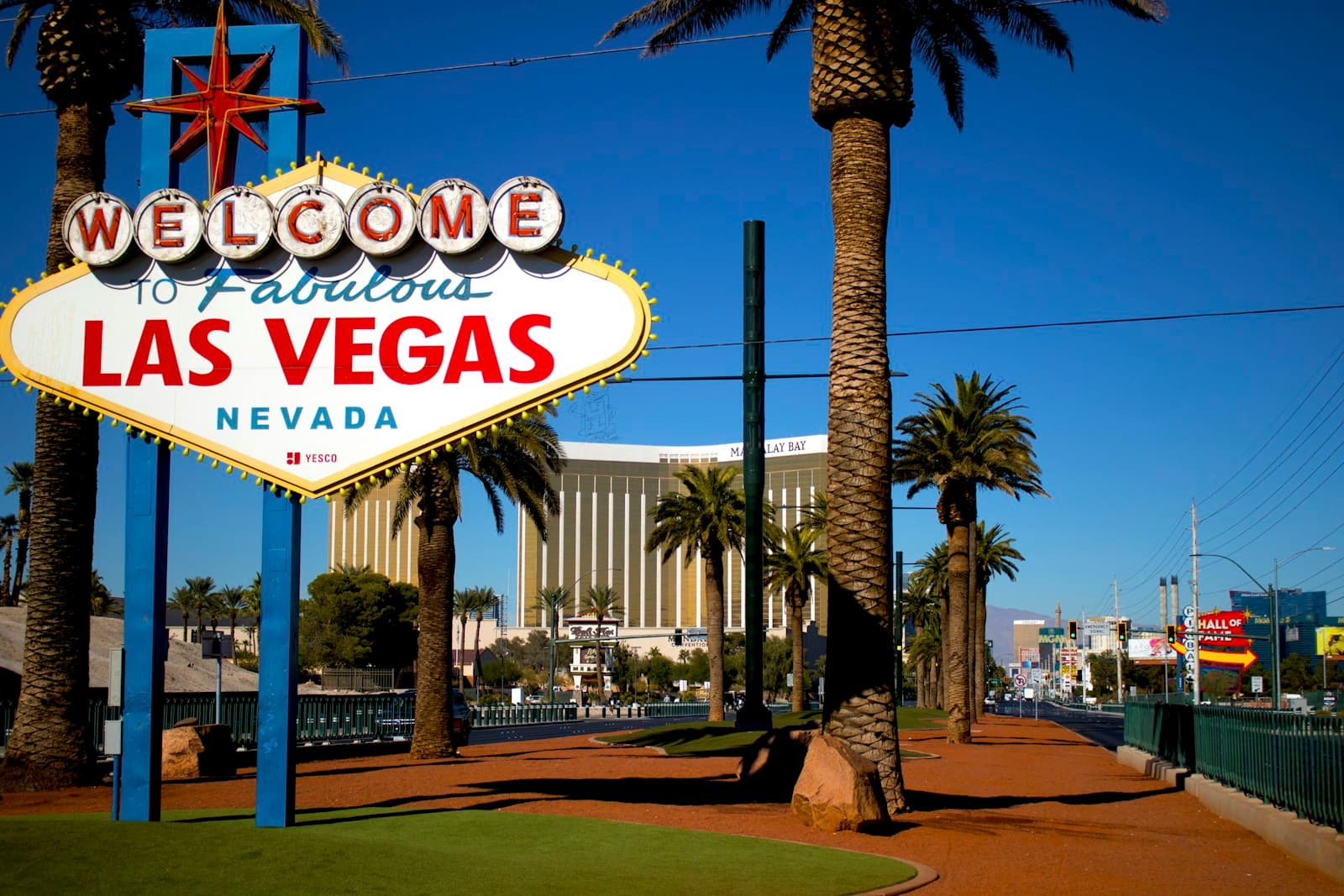 Las Vegas, Nevada cityscape and street view