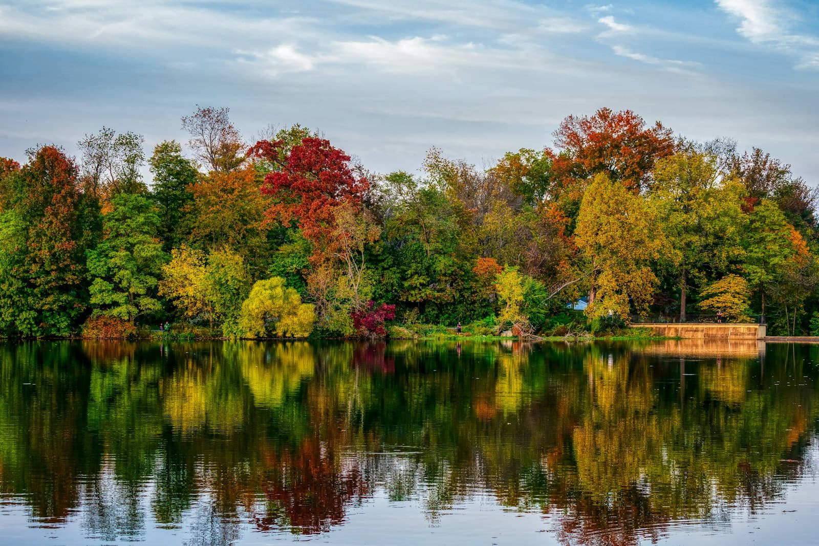 Columbia, Maryland cityscape and street view