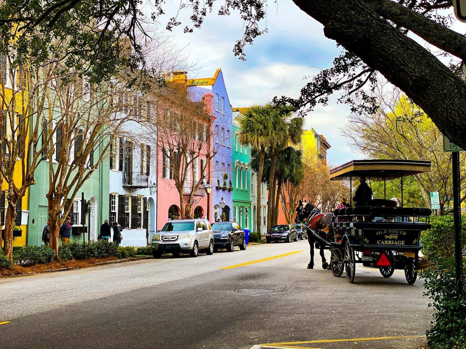 North Charleston, South Carolina cityscape and street view