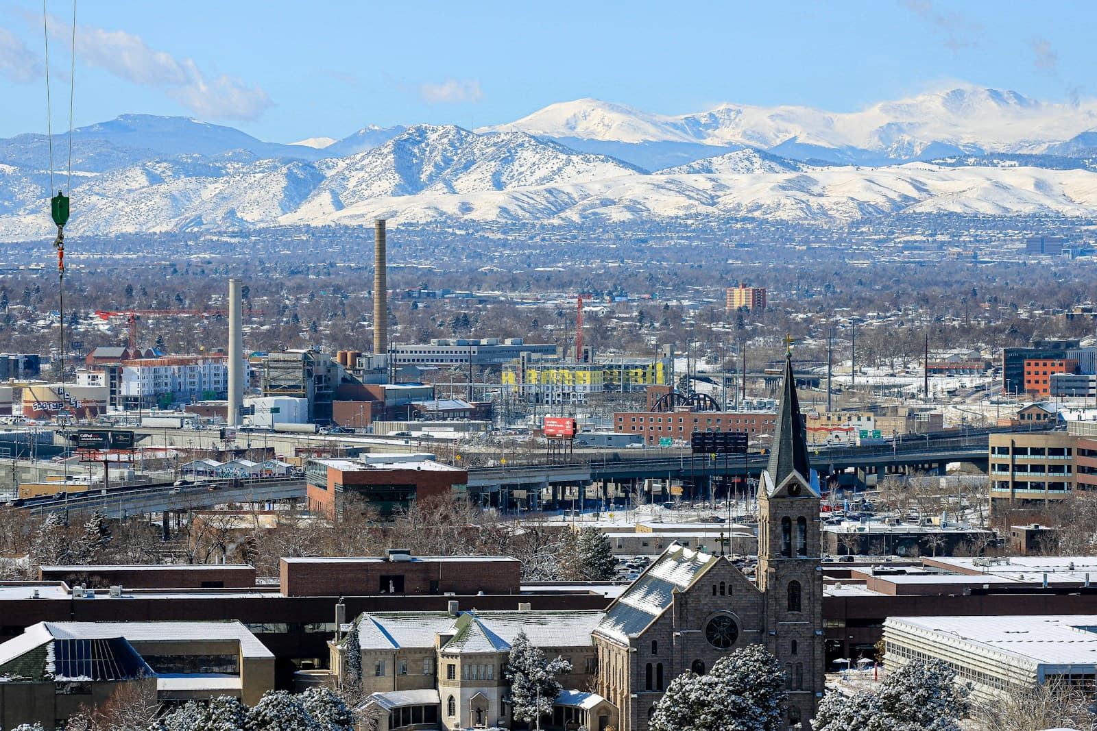 Colorado cityscape and street view