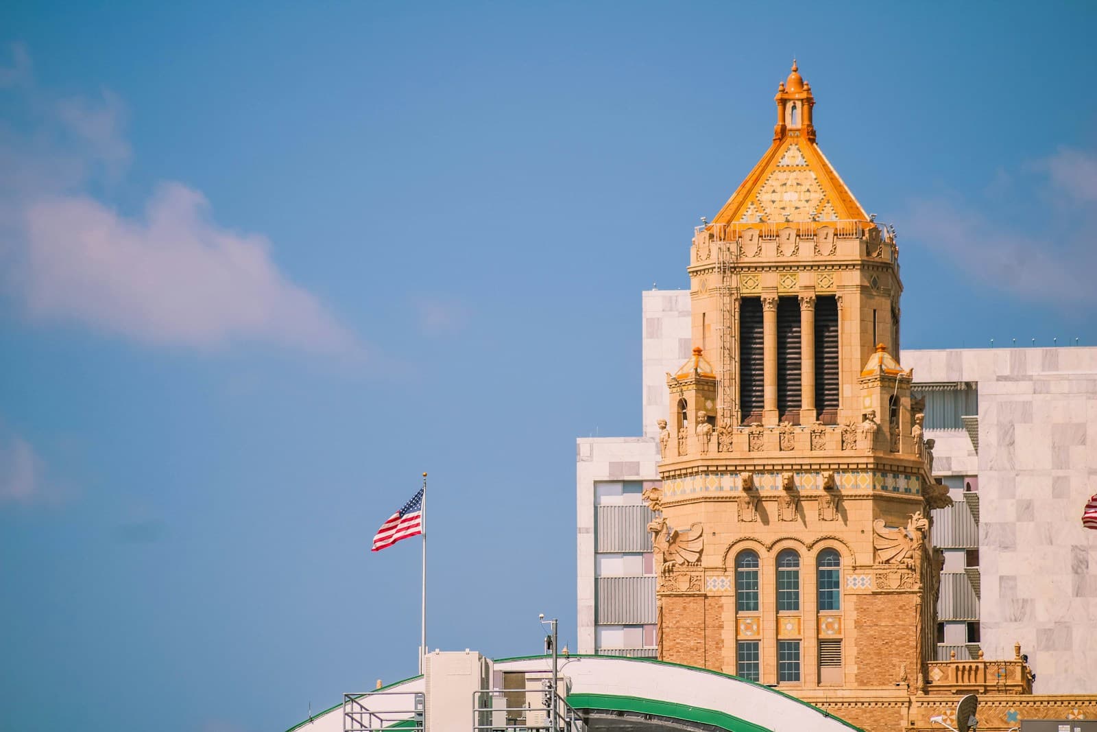 Rochester, Minnesota cityscape and street view