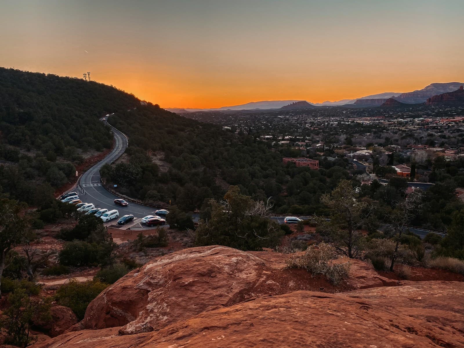 Mesa, Arizona cityscape and street view