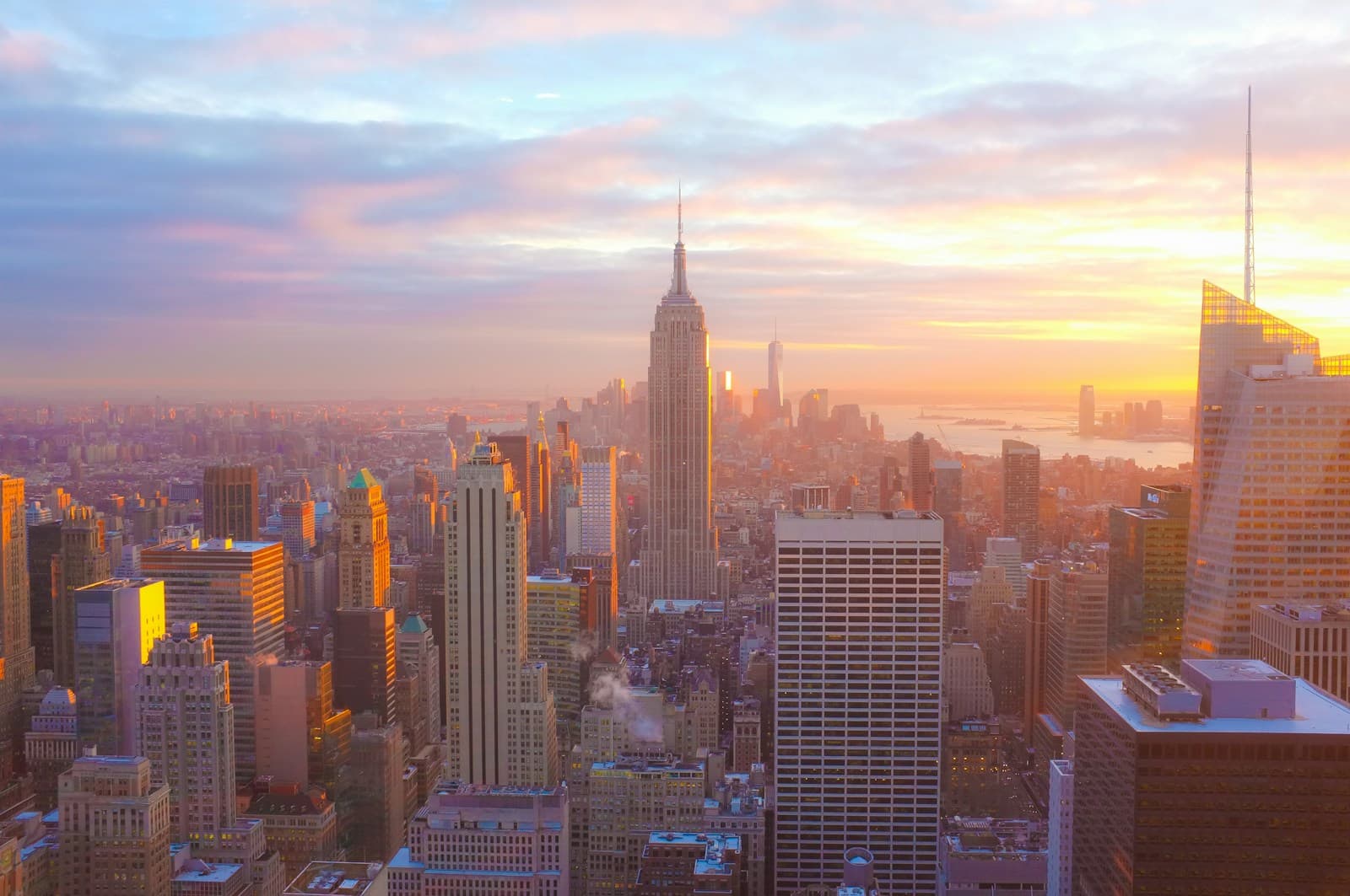 New York City, New York cityscape and street view