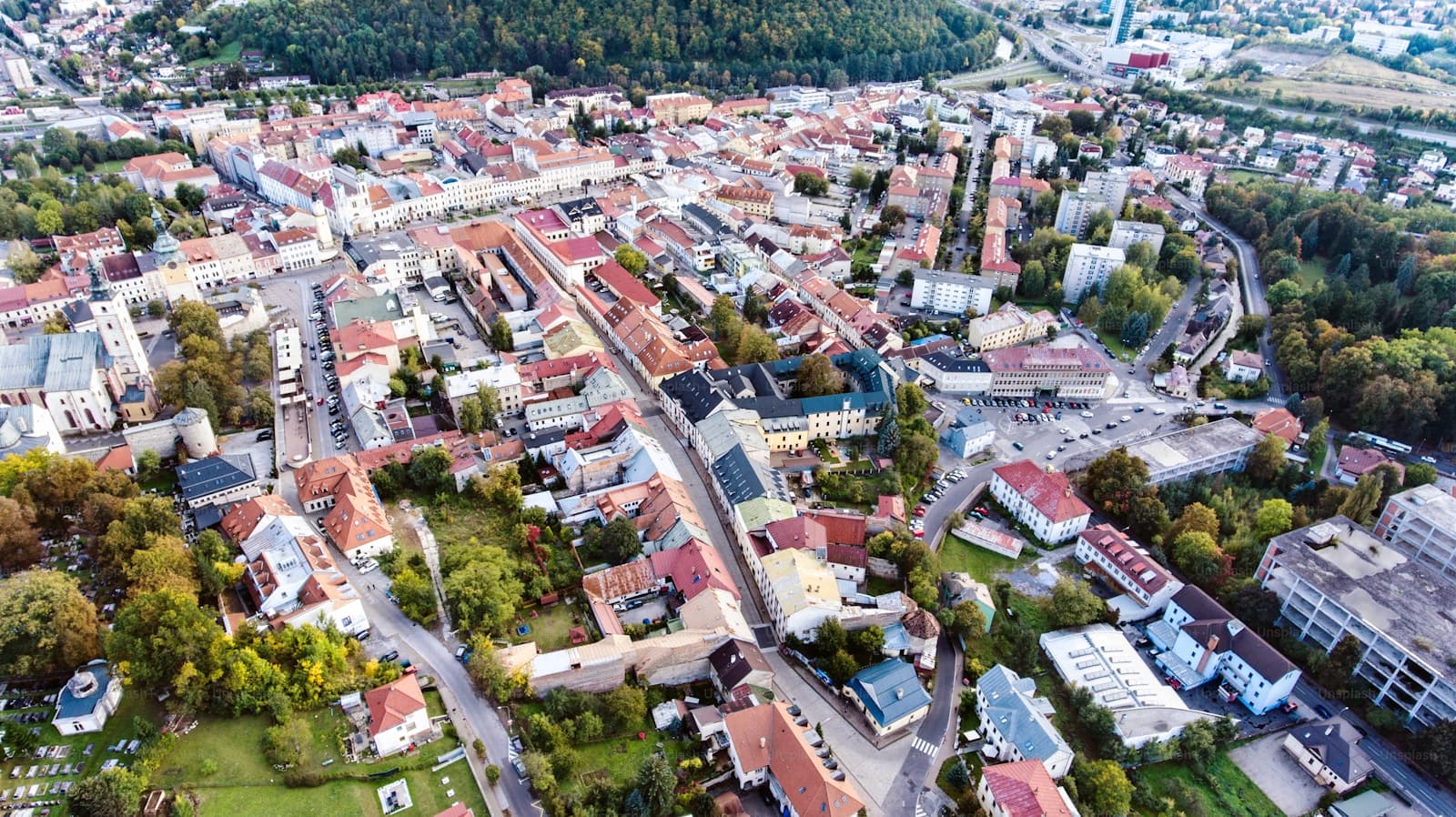 Vermont cityscape and street view