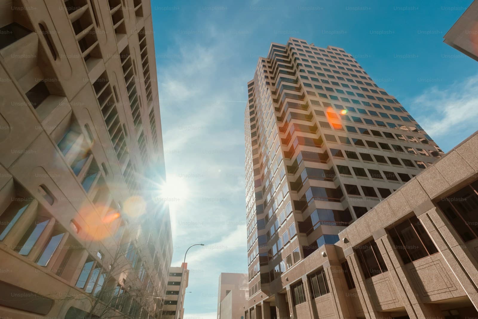 Albuquerque, New Mexico cityscape and street view