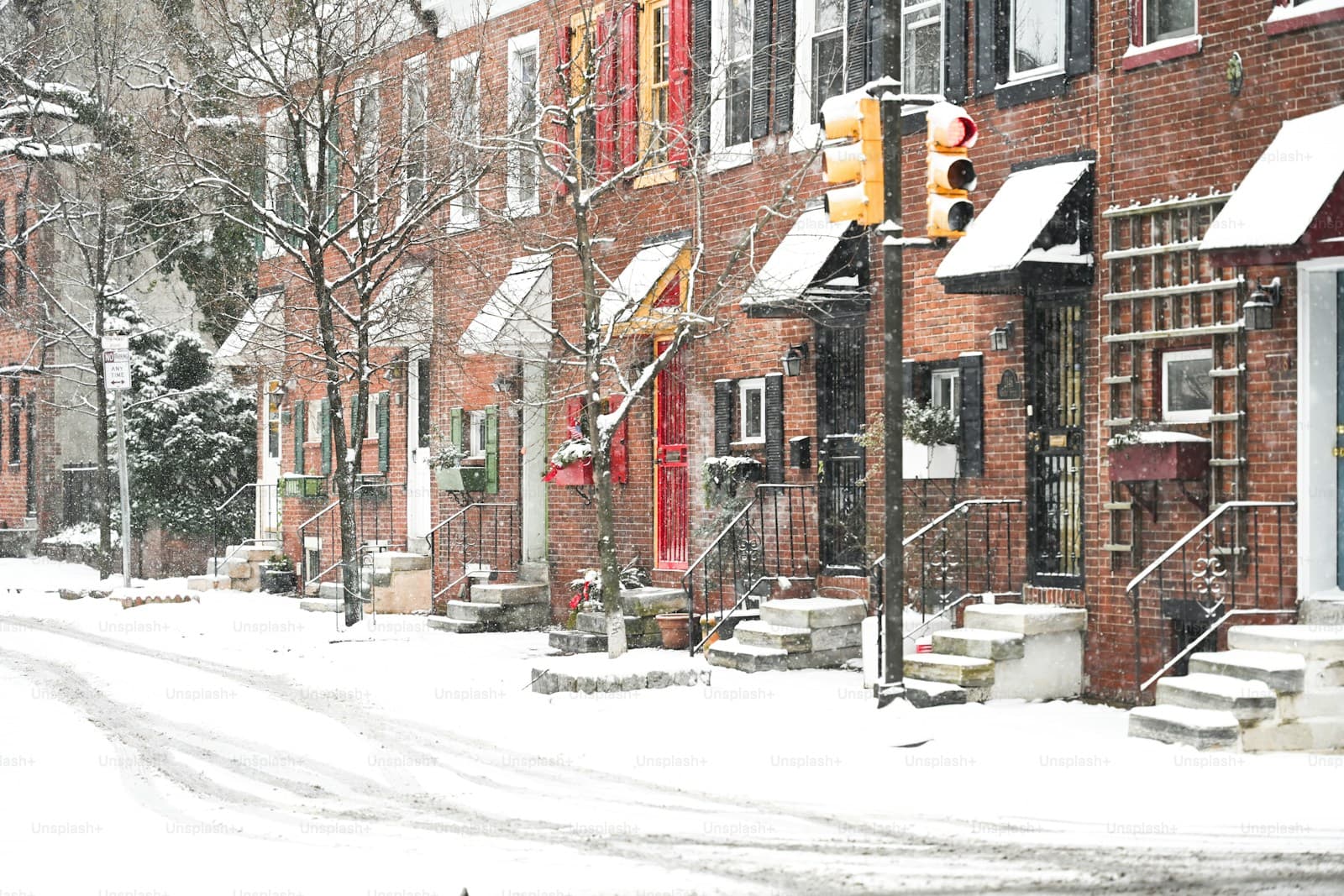 Albany, New York cityscape and street view