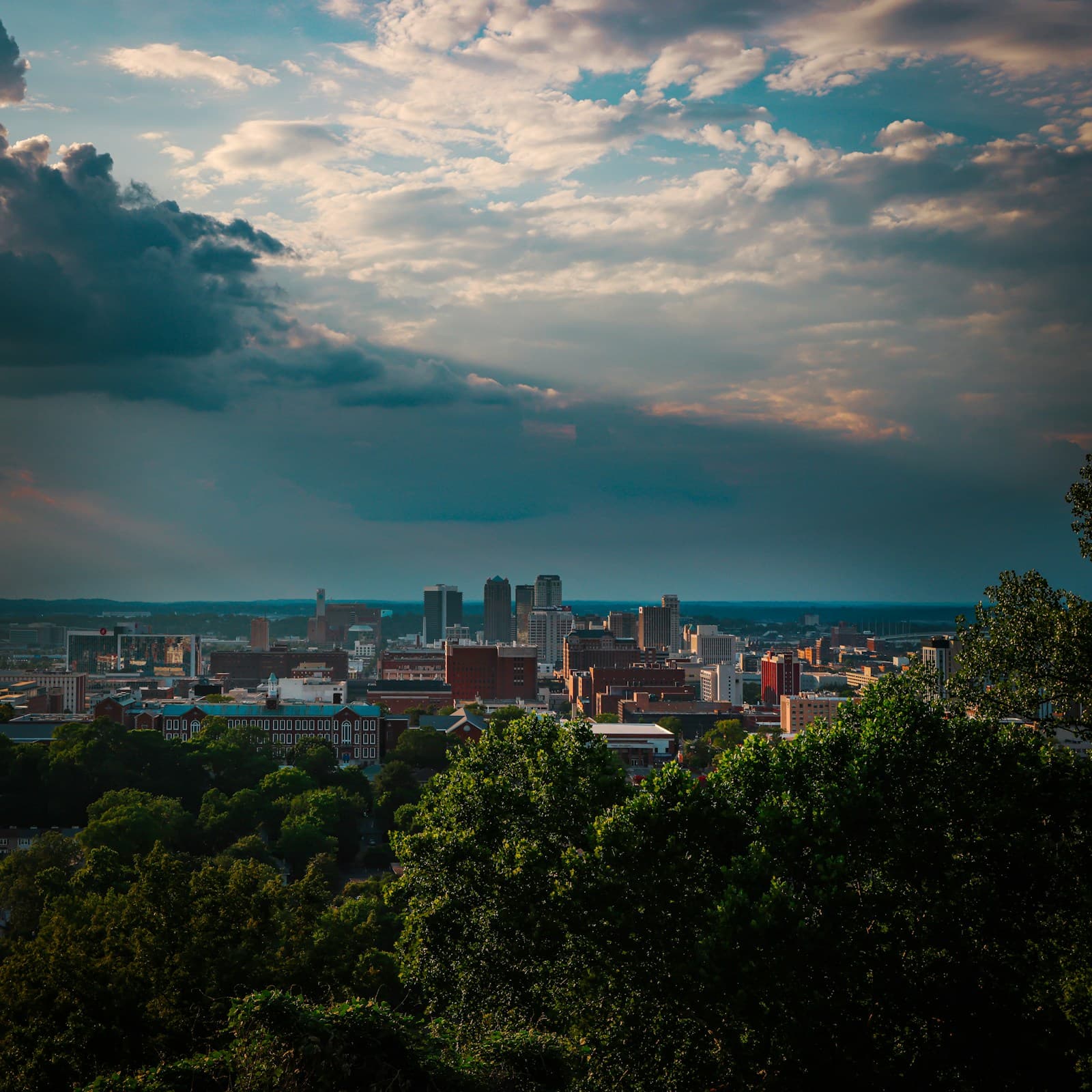Alabama cityscape and street view