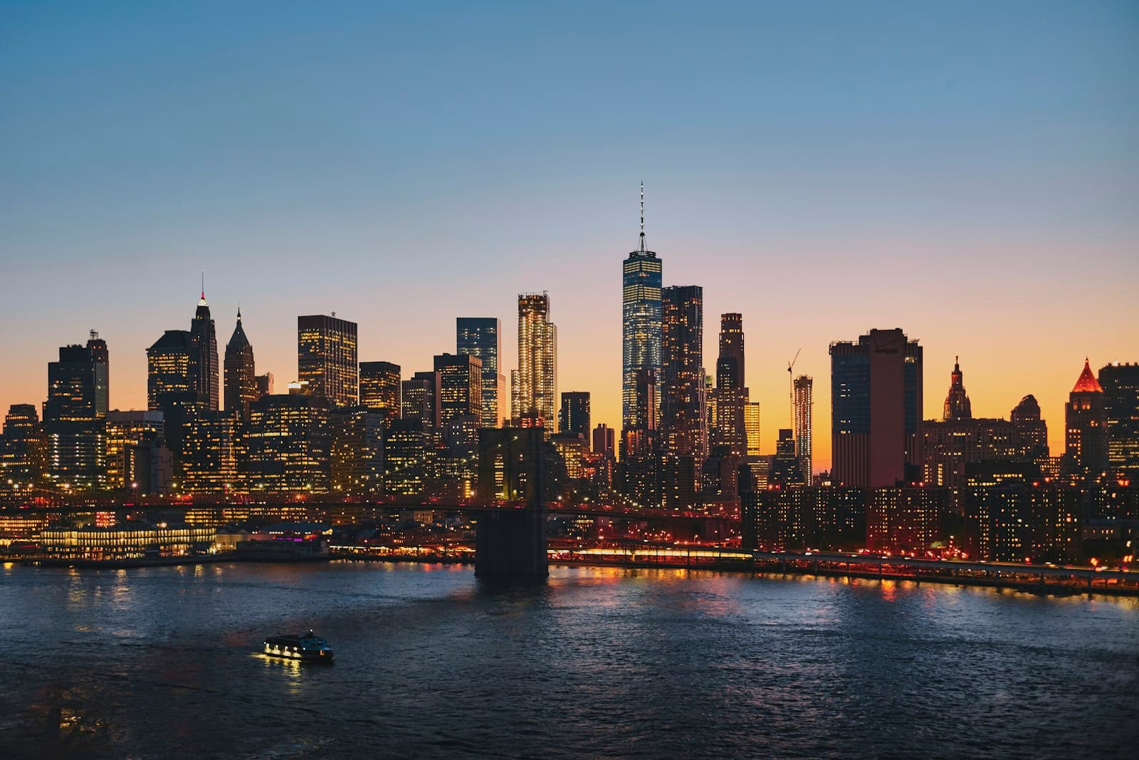 New York City, New York cityscape and street view