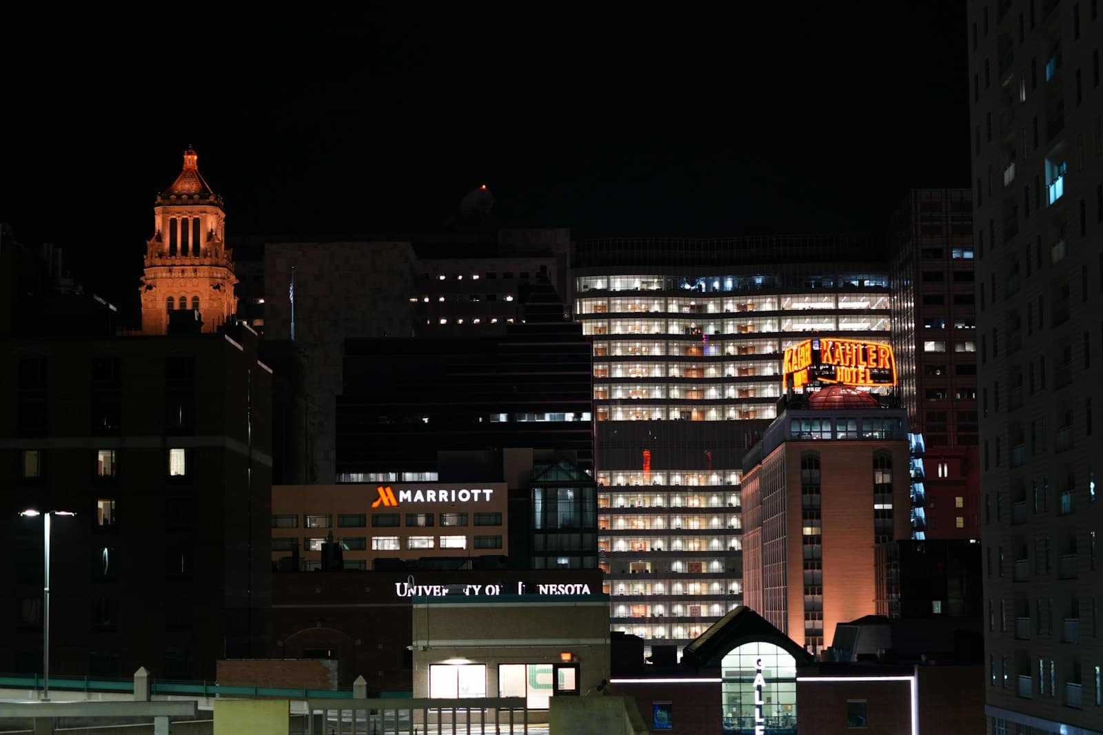 Rochester, Minnesota cityscape and street view