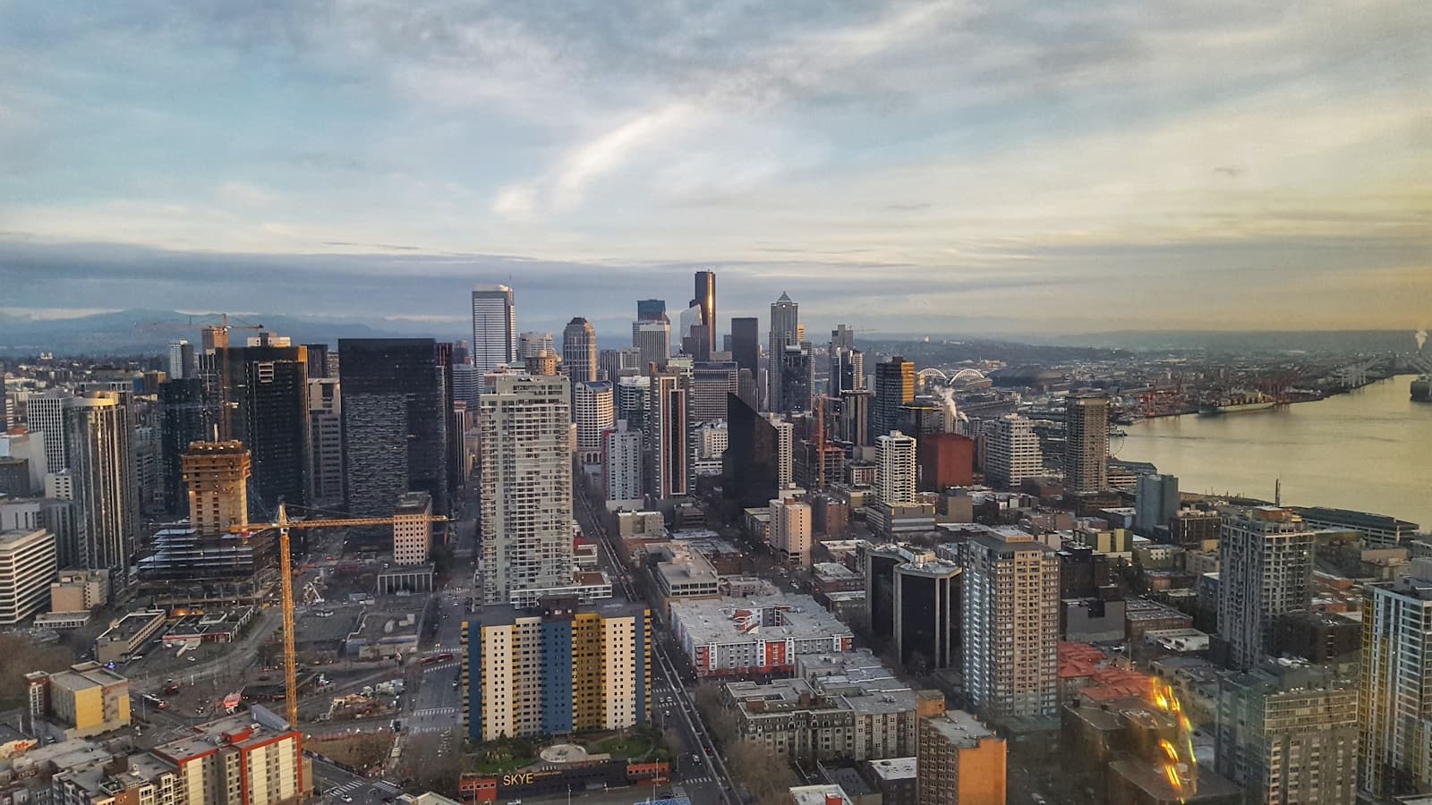 Washington cityscape and street view
