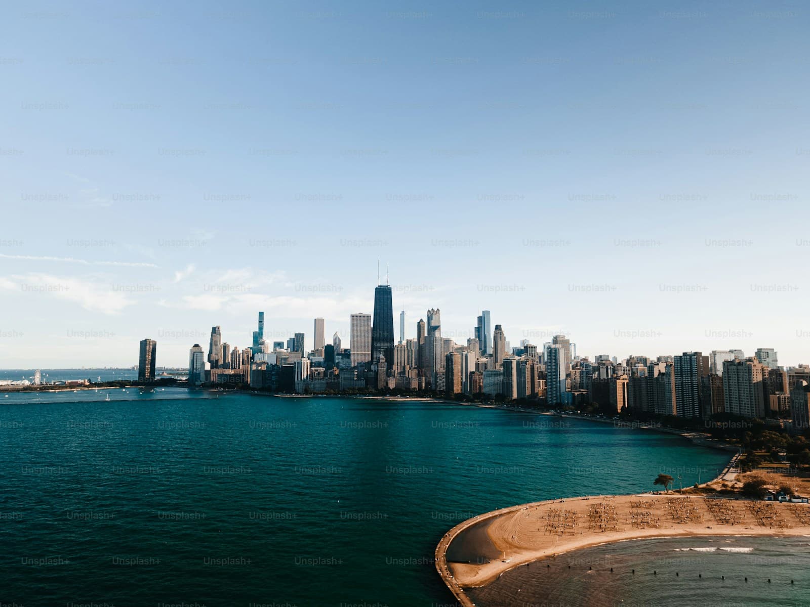 Chicago, Illinois cityscape and street view