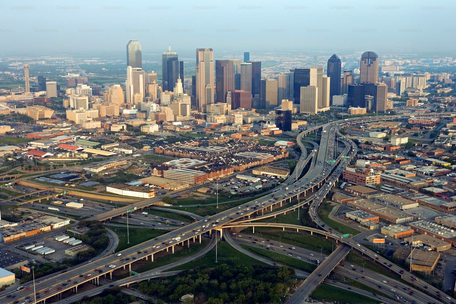 Texas cityscape and street view