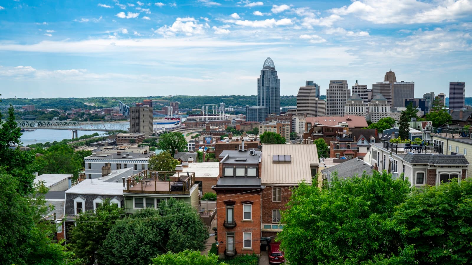 Ohio cityscape and street view