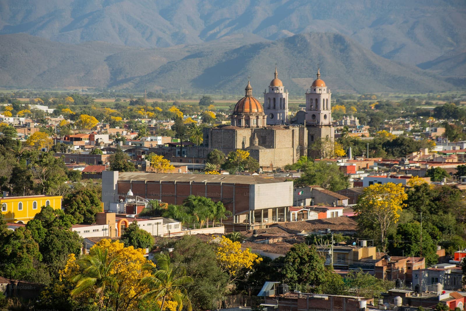 New Mexico cityscape and street view